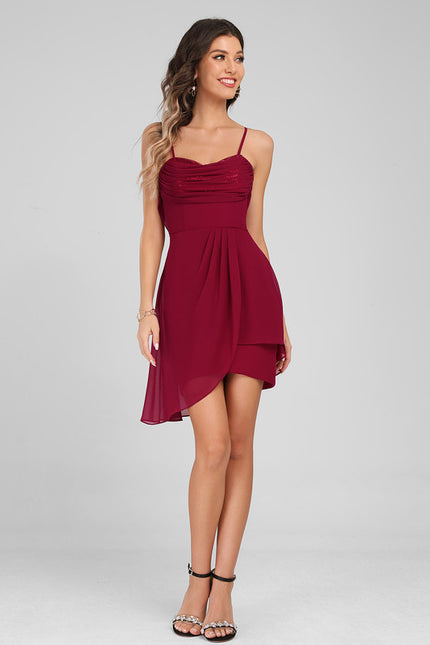 Robe Fourreau Aérienne Rubis - gallery 5