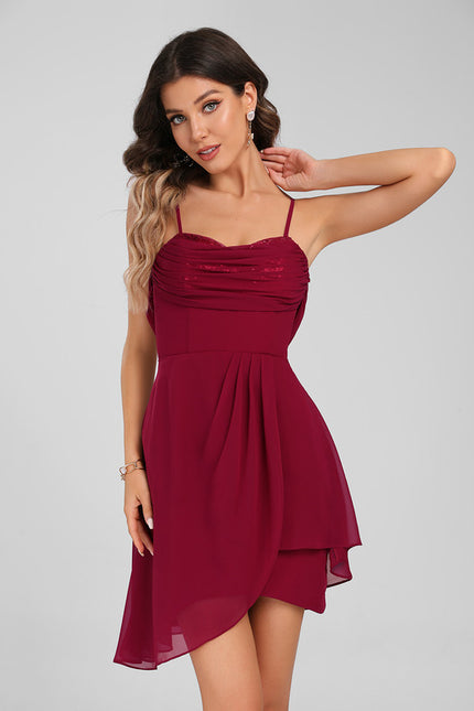 Robe Fourreau Aérienne Rubis