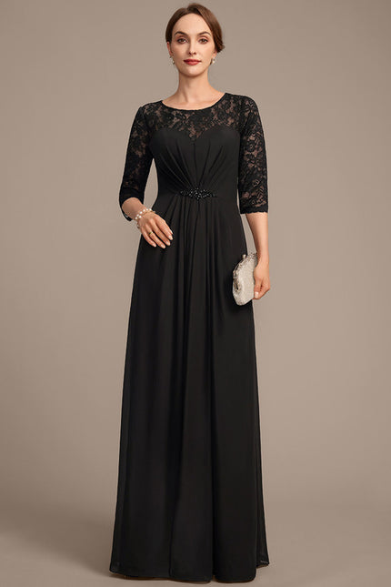 Robe Fourreau Élégante Noire - gallery 3