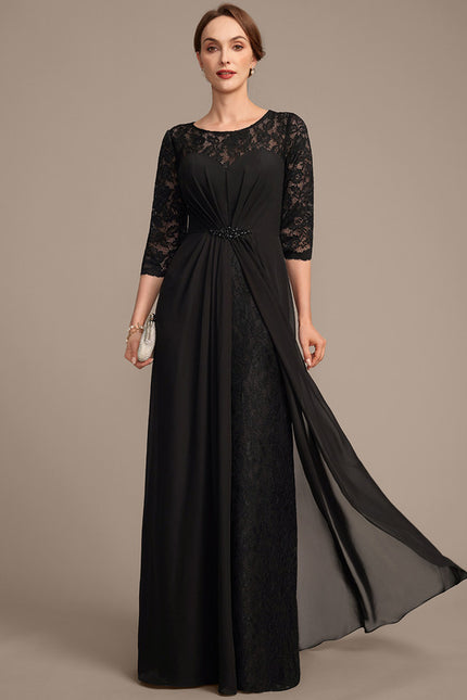 Robe Fourreau Élégante Noire - gallery 2