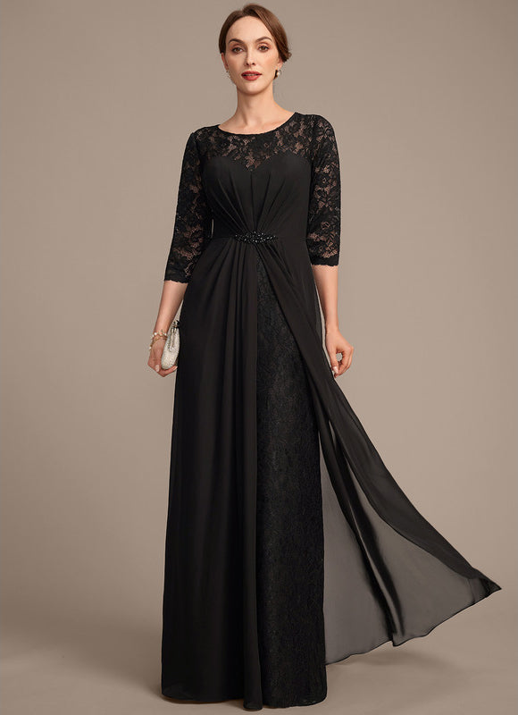 Robe Fourreau Élégante Noire - gallery 2