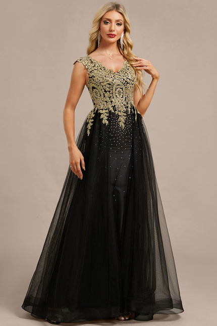 Robe Fourreau Élégante Brodée - gallery 5