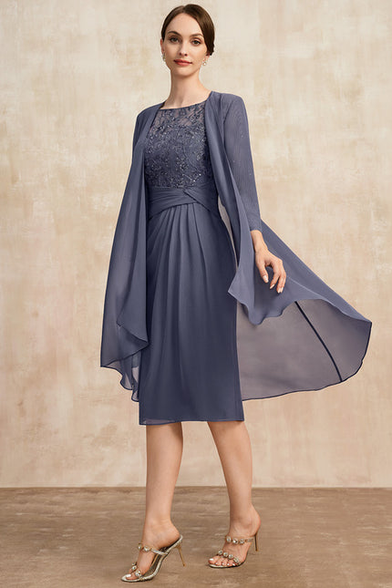 Robe Fourreau Mère Mariée Chic