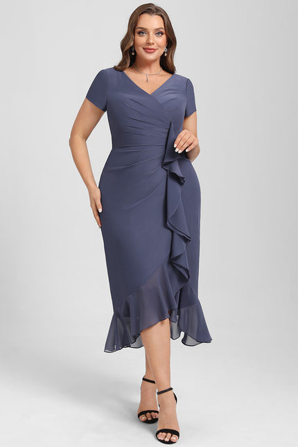 Robe Fourreau Élégance Ondulante - gallery 9