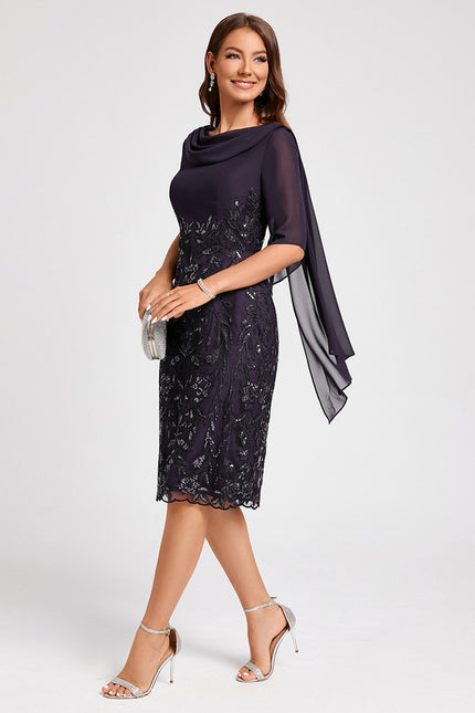 Robe Fourreau Étoile Noire - gallery 4