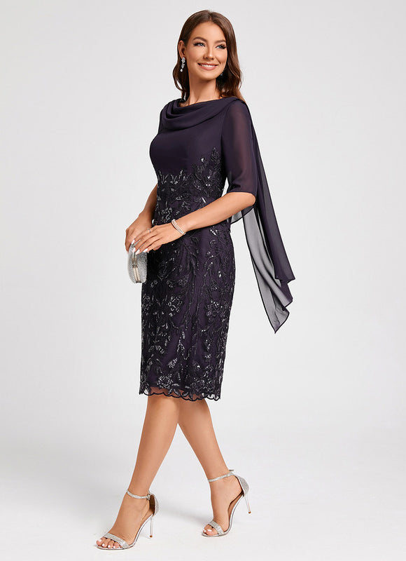 Robe Fourreau Étoile Noire - gallery 4