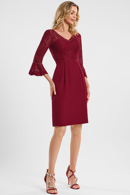 Robe Fourreau Manche 3/4 - gallery 3