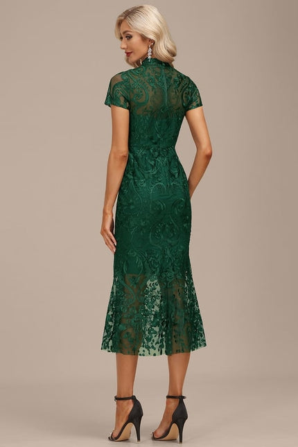 Robe Fourreau Émeraude Enchantée - gallery 5