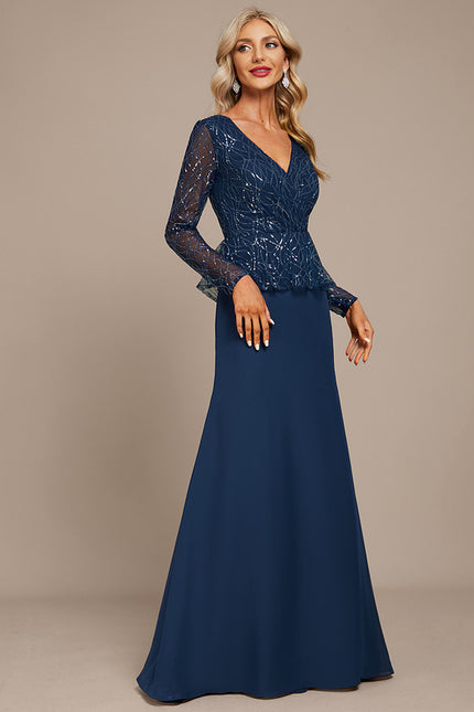 Robe Fourreau Longue Pailletée - gallery 3