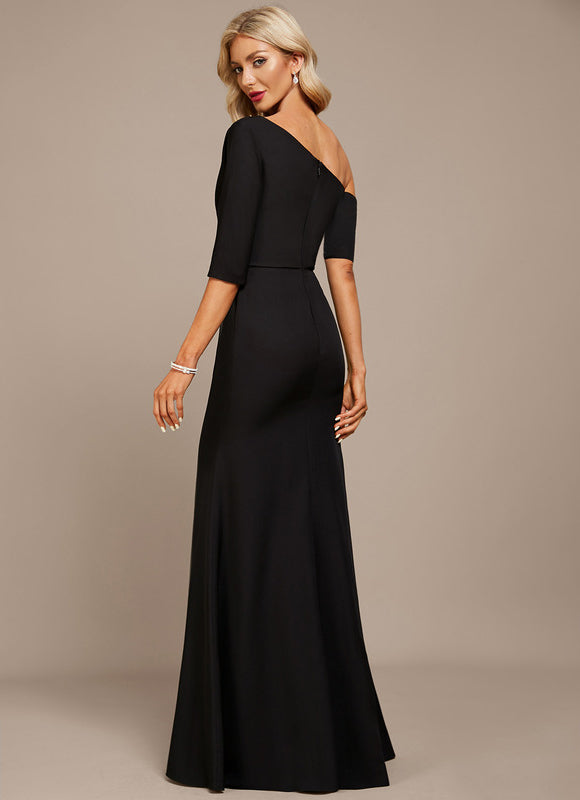 Robe Fourreau Silhouette Asymétrique Chic - gallery 5