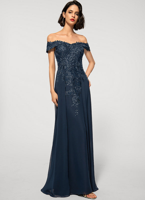 Robe Fourreau Mousseline - gallery 1