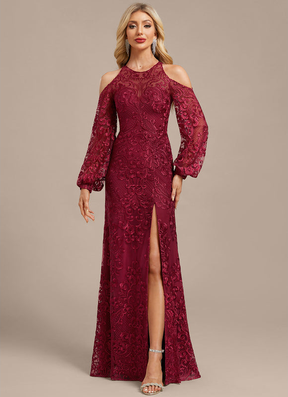 Robe Fourreau Dentelle Rouge