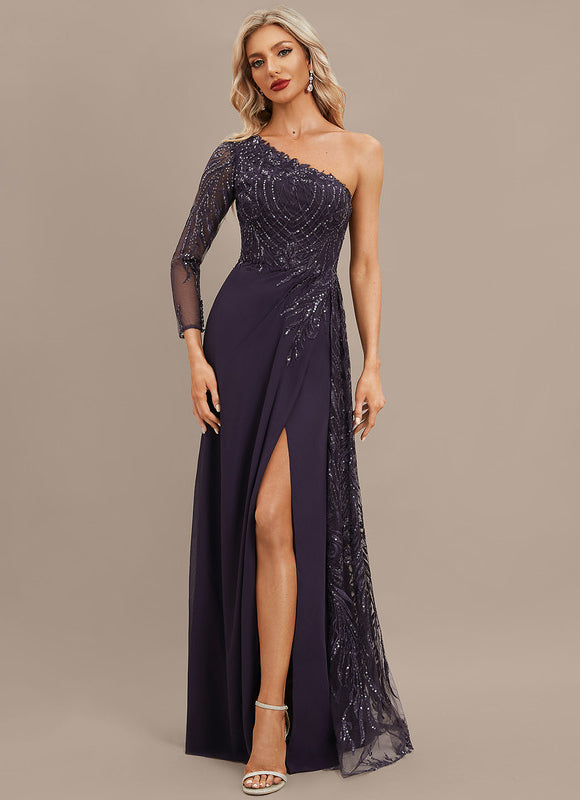 Robe Fourreau Longue Étoilée - gallery 3