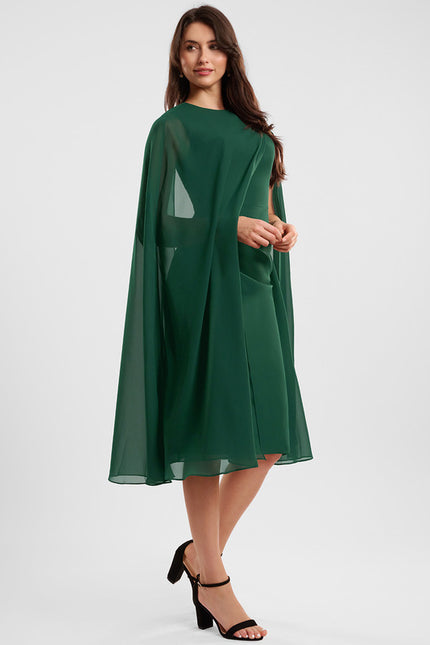 Robe Fourreau Vert Sauge - gallery 2