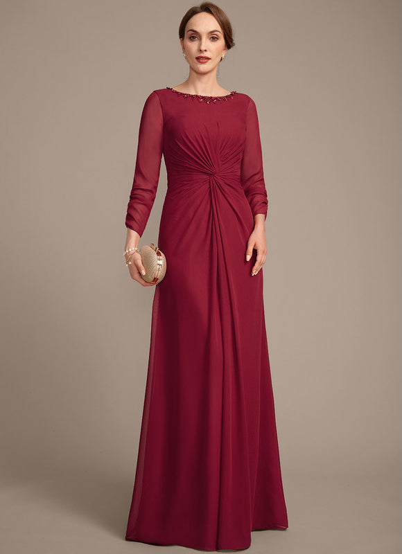 Robe Fourreau Bordeaux Élégante - gallery 4
