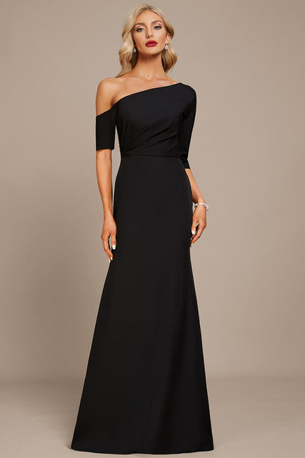 Robe Fourreau Silhouette Asymétrique Chic - gallery 2