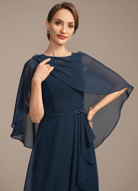 Robe Fourreau Chic Drapé Perlé - gallery 2