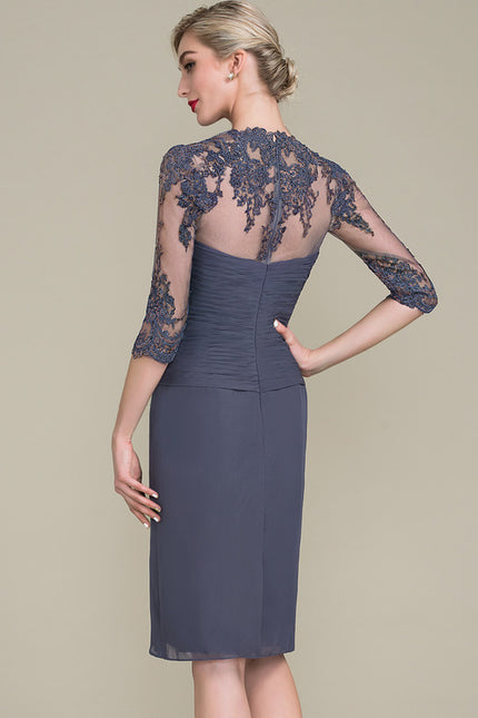 Robe Fourreau Élégance Chiffon - gallery 4