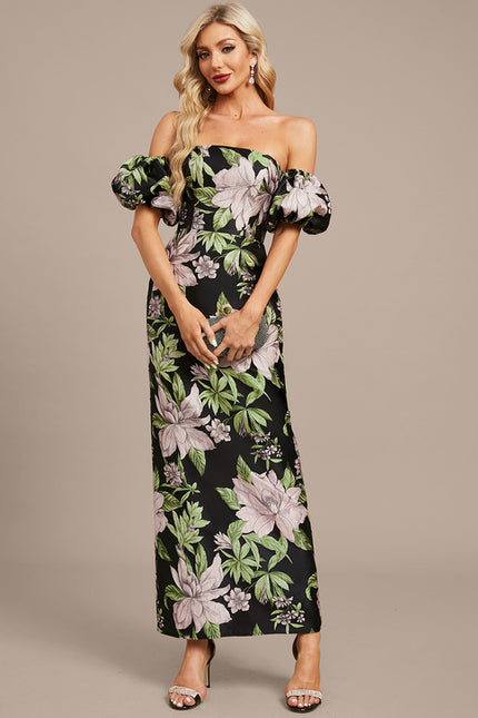 Robe Fourreau Florale Ajustée - gallery 5