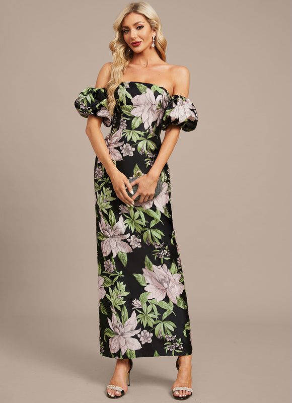 Robe Fourreau Florale Ajustée - gallery 5