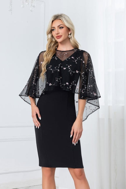 Robe Fourreau Avec Bolero