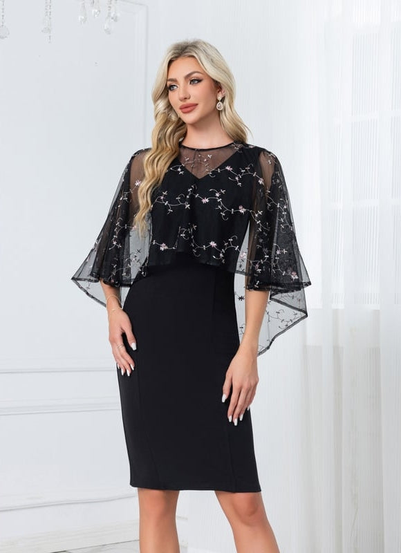 Robe Fourreau Avec Bolero