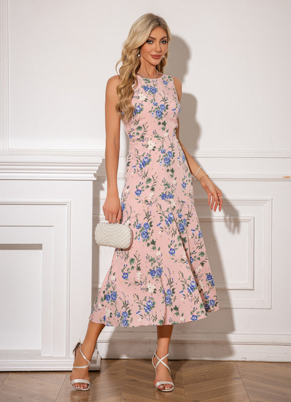 Robe Fourreau Midi Florale Élégante - gallery 5