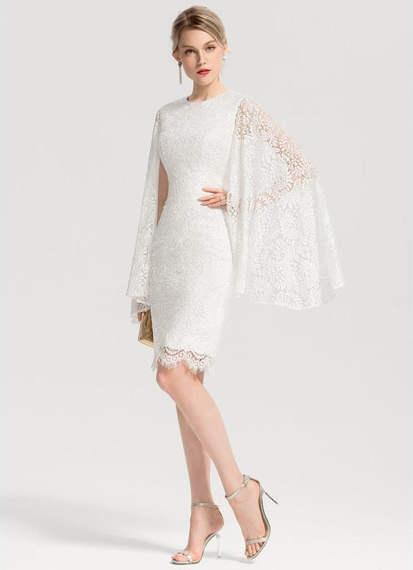 Robe Fourreau Vêtement Nupcial Chic - gallery 2