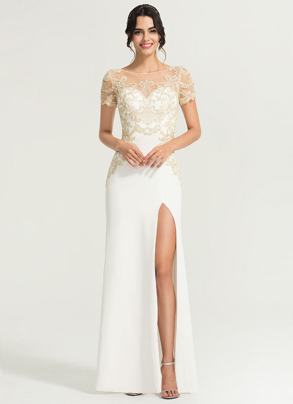 Robe Fourreau Élégante Écrue