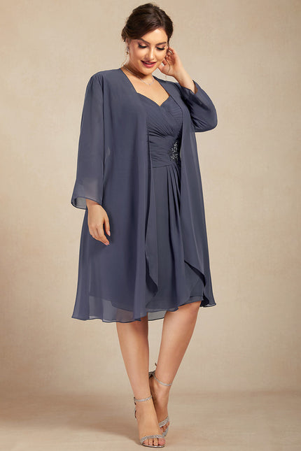 Robe Fourreau Élégance Chiffon - gallery 8