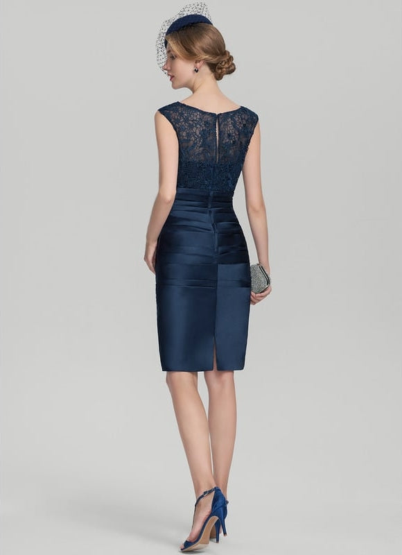 Robe Fourreau Élégance Satinée - gallery 2