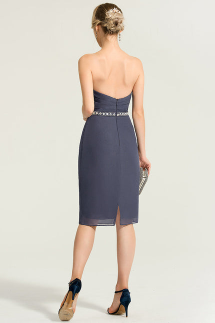 Robe Fourreau Nuit Marine Chic - gallery 3