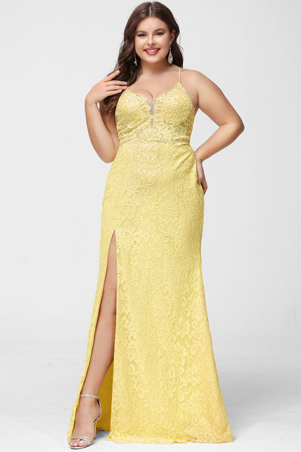 Robe Fourreau Jaune Lumineux - gallery 8