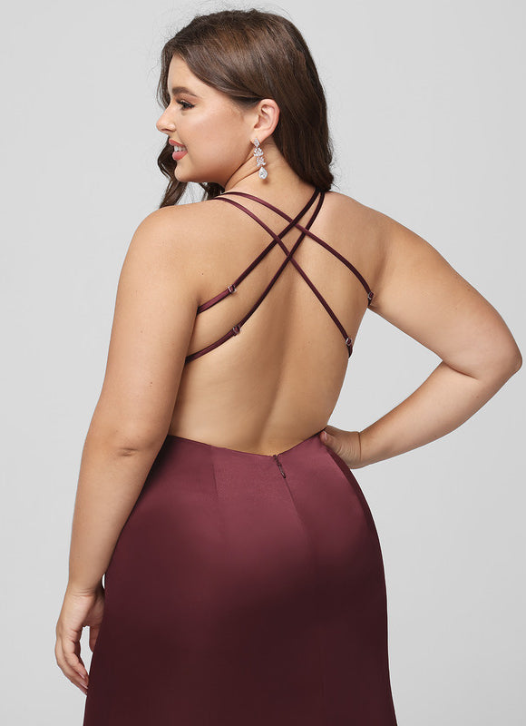 Robe Fourreau Bordeau Chic - gallery 6