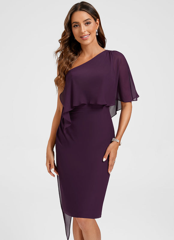 Robe Fourreau Volant - gallery 6