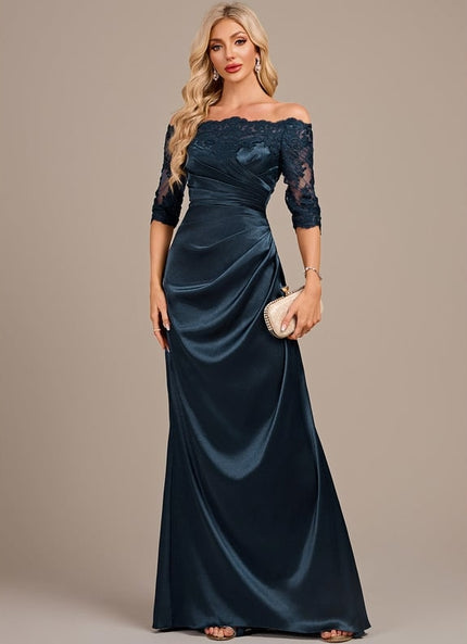 Robe Longue Fourreau Chic Pour Mariage