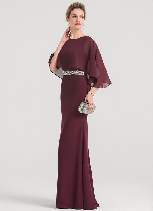 Robe Fourreau Bourgogne Élégant - gallery 3