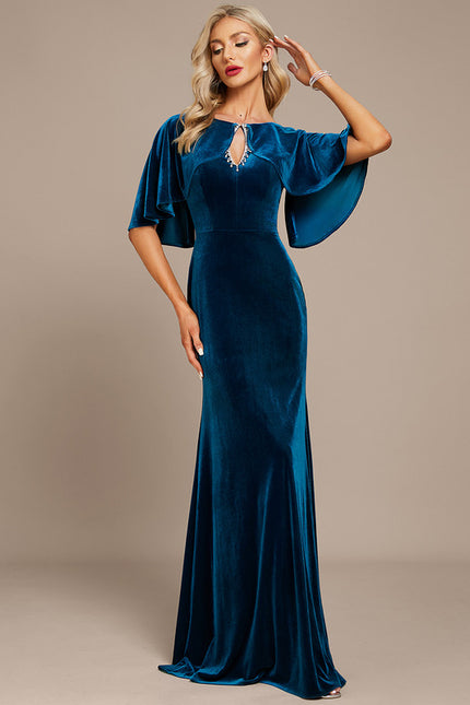 Robe Fourreau Velours Élégante - gallery 3