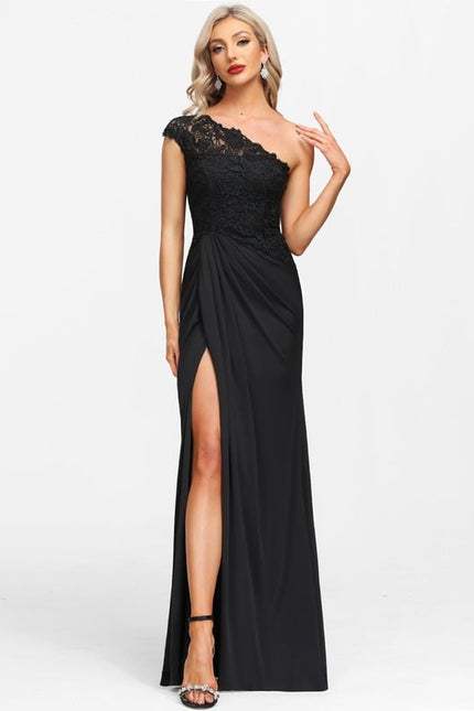 Robe Fourreau Éclat Noir Serenité - gallery 2