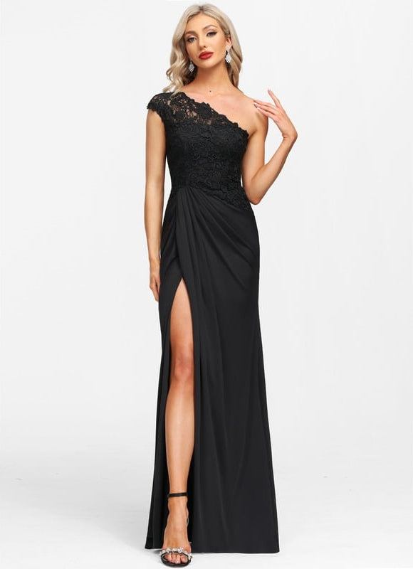 Robe Fourreau Éclat Noir Serenité - gallery 2