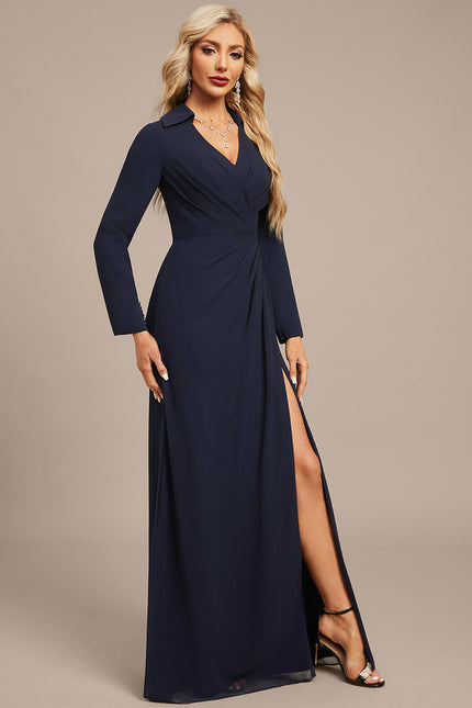 Robe Fourreau Chic Marine - gallery 4