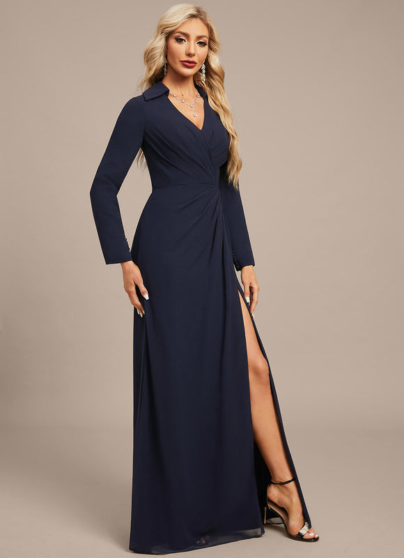 Robe Fourreau Chic Marine - gallery 4