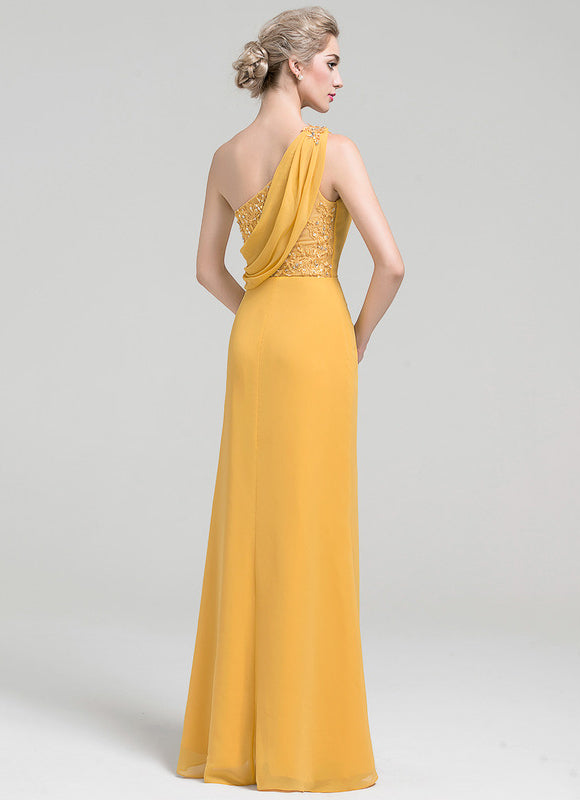 Robe Fourreau Jaune Couture - gallery 3