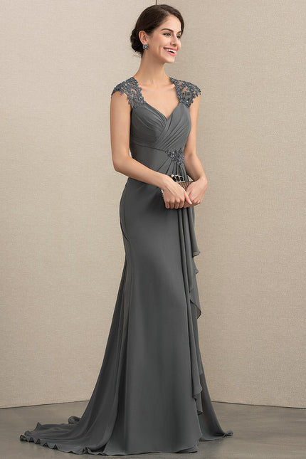 Robe Fourreau Élégance Sombre - gallery 2