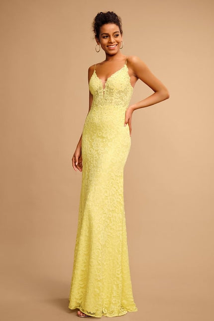 Robe Fourreau Jaune Lumineux - gallery 3