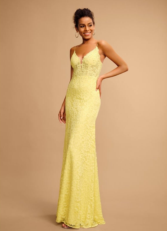 Robe Fourreau Jaune Lumineux - gallery 3