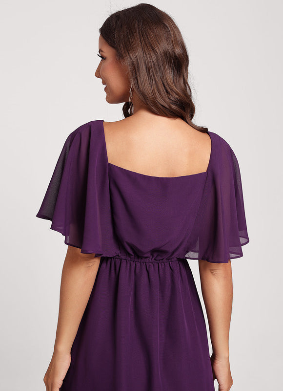 Robe Fourreau Élégante Manches Bouffantes - gallery 3