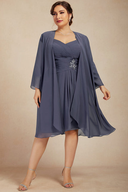 Robe Fourreau Élégance Chiffon - gallery 5