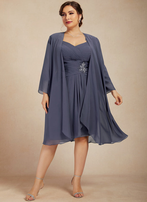 Robe Fourreau Élégance Chiffon - gallery 5