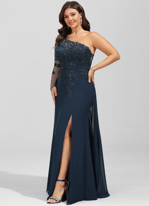 Robe Fourreau Luxe Asymétrique - gallery 8